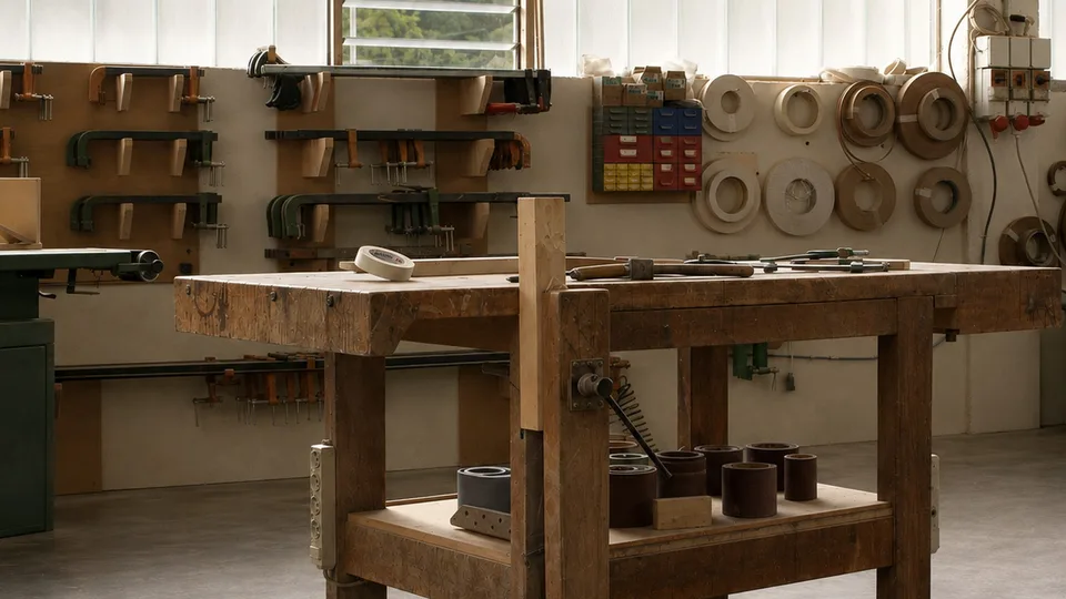 Interno del laboratorio Farpes a Lumezzane